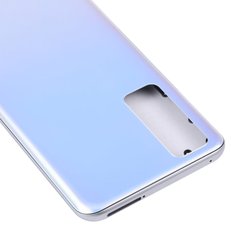 For vivo Y53s 5G Battery Back Cover with Middle Frame (Silver) - Back Cover by buy2fix | Online Shopping UK | buy2fix