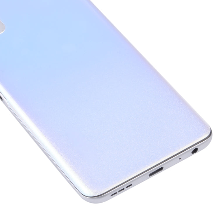 For vivo Y53s 5G Battery Back Cover with Middle Frame (Silver) - Back Cover by buy2fix | Online Shopping UK | buy2fix