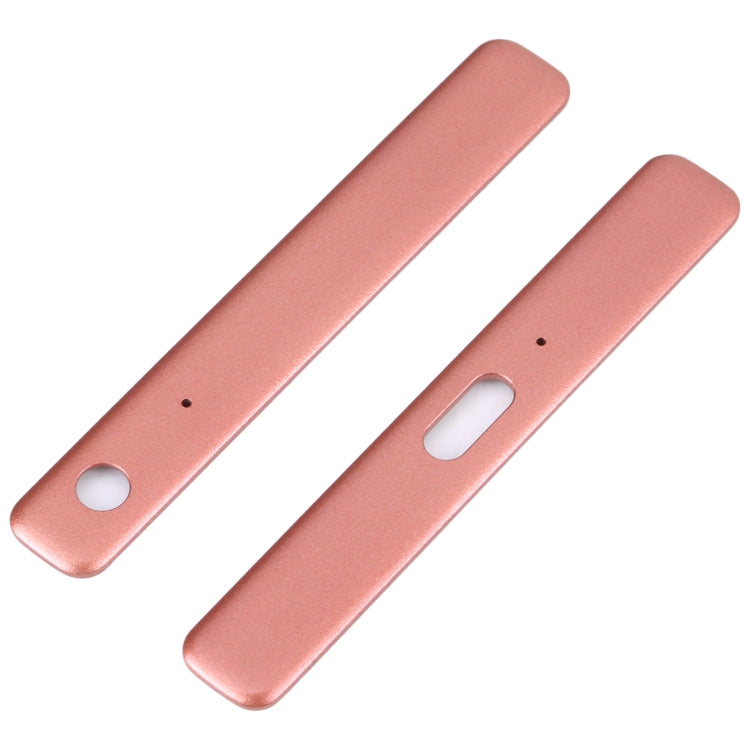 1 Pair Side Part Sidebar For Sony Xperia XZ1 Compact (Orange) - Frame Bezel Plate by buy2fix | Online Shopping UK | buy2fix
