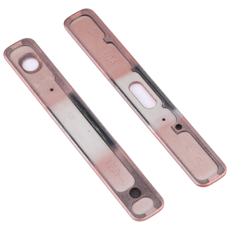 1 Pair Side Part Sidebar For Sony Xperia XZ1 Compact (Orange) - Frame Bezel Plate by buy2fix | Online Shopping UK | buy2fix