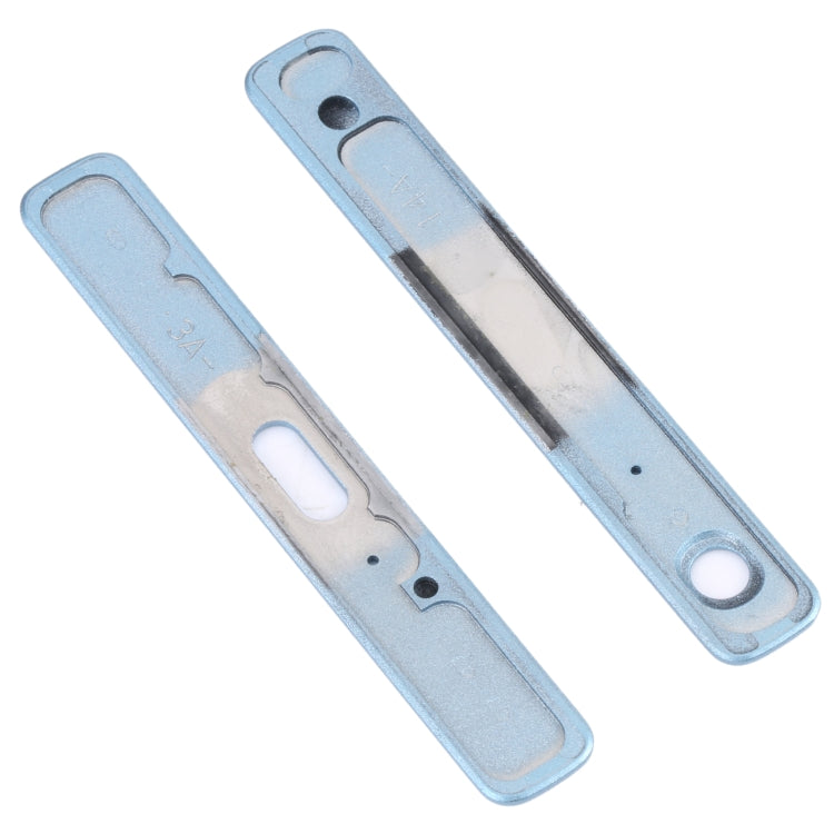 1 Pair Side Part Sidebar For Sony Xperia XZ1 Compact (Blue) - Frame Bezel Plate by buy2fix | Online Shopping UK | buy2fix