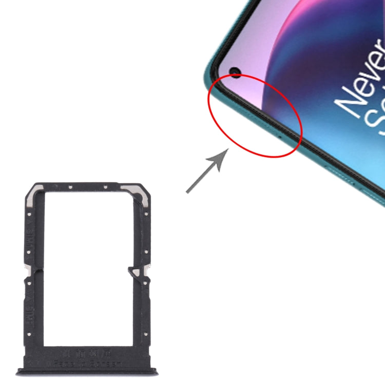 For OnePlus Nord CE 5G EB2101 / EB2103 SIM Card Tray + SIM Card Tray(Grey) - Card Tray by buy2fix | Online Shopping UK | buy2fix
