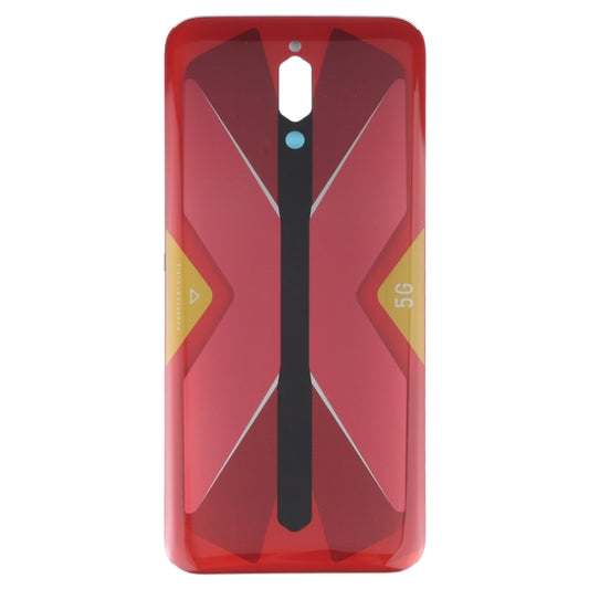 Battery Glass Back Cover for ZTE Nubia Red Magic 5G NX659J(Red) - For ZTE by buy2fix | Online Shopping UK | buy2fix