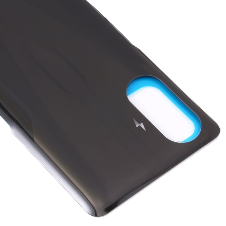 Glass Battery Back Cover for Xiaomi Redmi K40 Gaming(Black) - Back Cover by buy2fix | Online Shopping UK | buy2fix