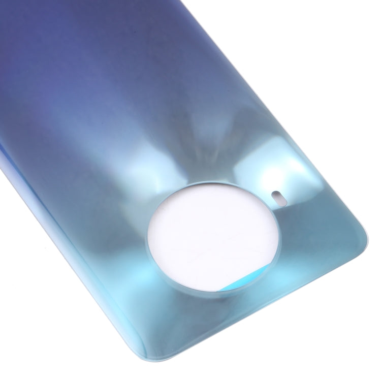 Glass Battery Back Cover for Xiaomi Redmi Note 9 Pro 5G/Mi 10T Lite 5G(Blue) - Back Cover by buy2fix | Online Shopping UK | buy2fix