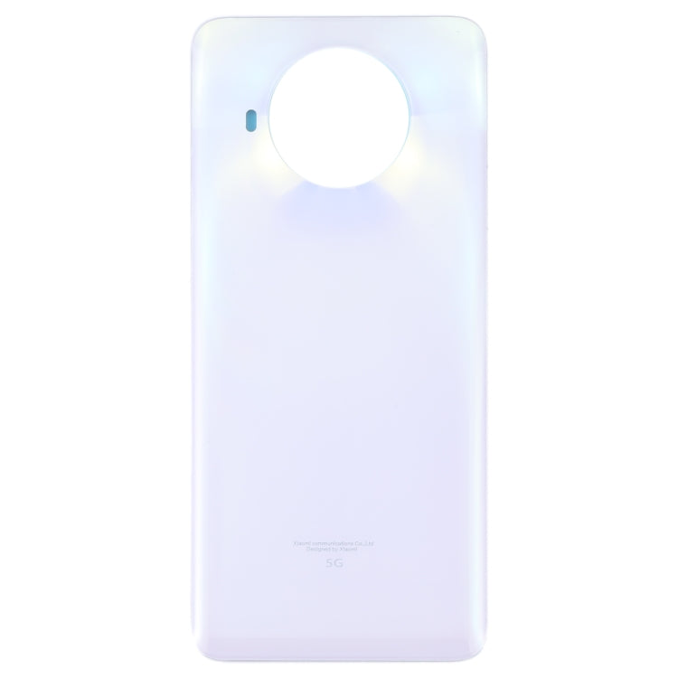 Glass Battery Back Cover for Xiaomi Redmi Note 9 Pro 5G/Mi 10T Lite 5G(White) - Back Cover by buy2fix | Online Shopping UK | buy2fix