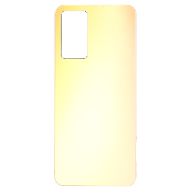 For vivo Y75 4G 2022/V23e Glass Battery Back Cover (Gold) - Back Cover by buy2fix | Online Shopping UK | buy2fix