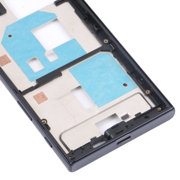 Middle Frame Bezel Plate for Sony Xperia X Compact (Black) - Frame Bezel Plate by buy2fix | Online Shopping UK | buy2fix