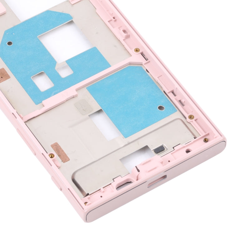 Middle Frame Bezel Plate for Sony Xperia X Compact (Pink) - Frame Bezel Plate by buy2fix | Online Shopping UK | buy2fix