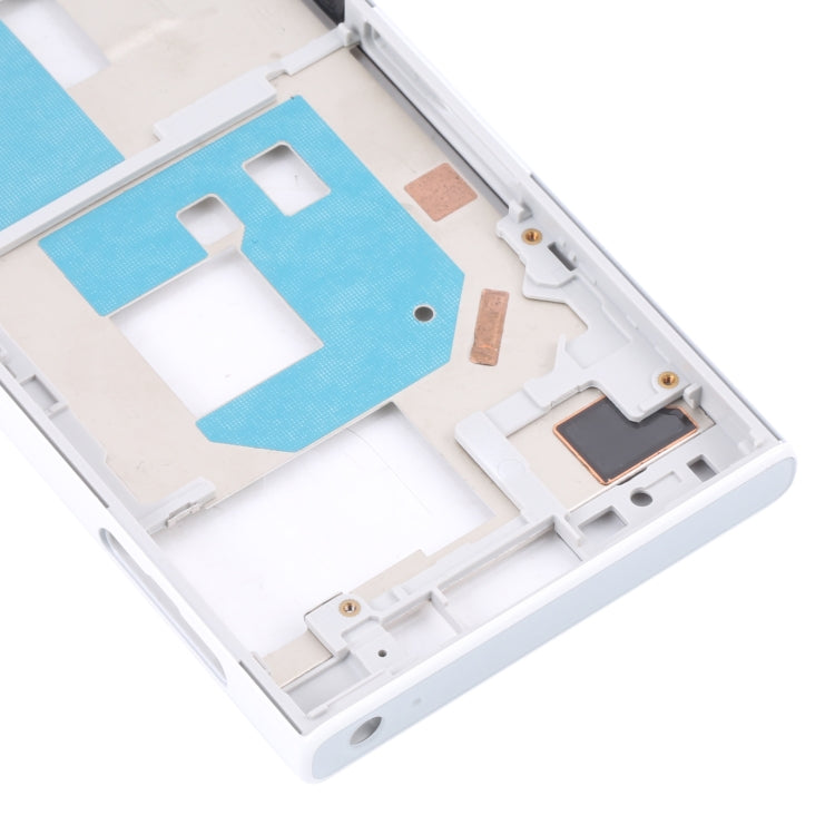 Middle Frame Bezel Plate for Sony Xperia X Compact (White) - Frame Bezel Plate by buy2fix | Online Shopping UK | buy2fix