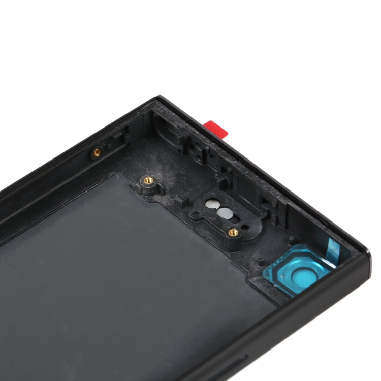 Original Battery Back Cover with Camera Lens Cover for Sony Xperia XZ1 Compact(Black) - Back Cover by buy2fix | Online Shopping UK | buy2fix