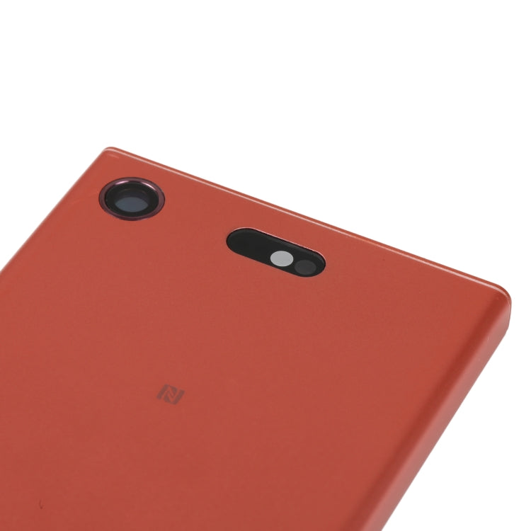 Original Battery Back Cover with Camera Lens Cover for Sony Xperia XZ1 Compact(Orange) - Back Cover by buy2fix | Online Shopping UK | buy2fix