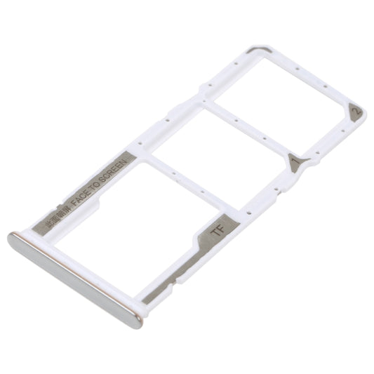 SIM Card Tray + SIM Card Tray + Micro SD Card Tray For Xiaomi Redmi Note 11E (Silver) by buy2fix