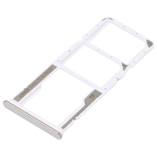 SIM Card Tray + SIM Card Tray + Micro SD Card Tray For Xiaomi Redmi Note 11S 5G (Silver) by buy2fix