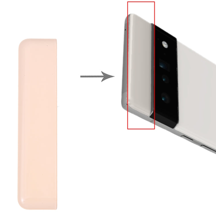 Front Upper Top Back Cover for Google Pixel 6 Pro (Pink) by buy2fix