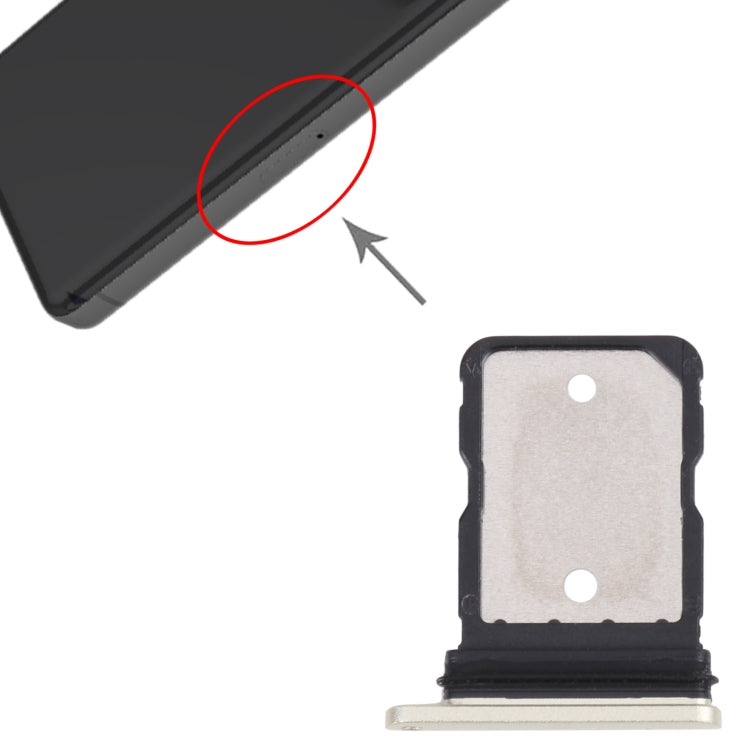 SIM Card Tray for Google Pixel 7 (Gold) - Card Tray by buy2fix | Online Shopping UK | buy2fix