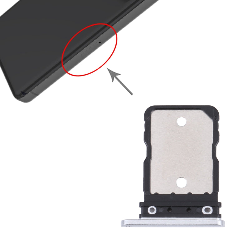 SIM Card Tray for Google Pixel 7 (White) - Card Tray by buy2fix | Online Shopping UK | buy2fix