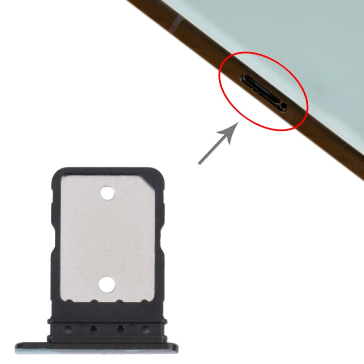 SIM Card Tray for Google Pixel 6a (Black) by buy2fix