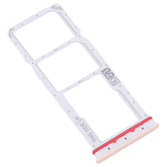 For Motorola Moto G32 SIM Card Tray + SIM Card Tray + Micro SD Card Tray (Gold) - Card Socket by buy2fix | Online Shopping UK | buy2fix