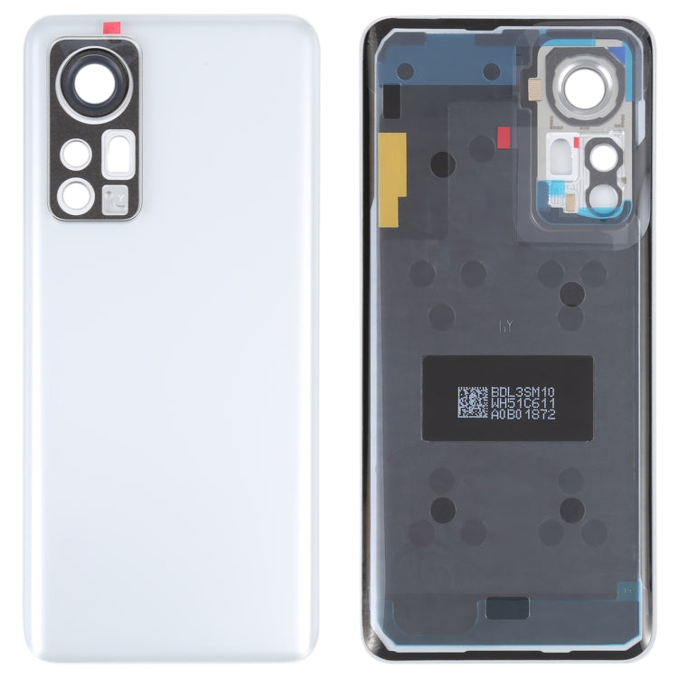 For Xiaomi 12S Original Battery Back Cover(White) - Back Cover by buy2fix | Online Shopping UK | buy2fix