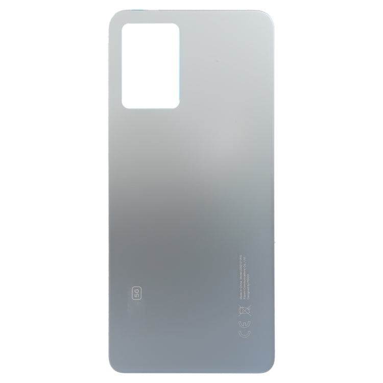 For Xiaomi Poco F4 Original Battery Back Cover(Silver) - Back Cover by buy2fix | Online Shopping UK | buy2fix