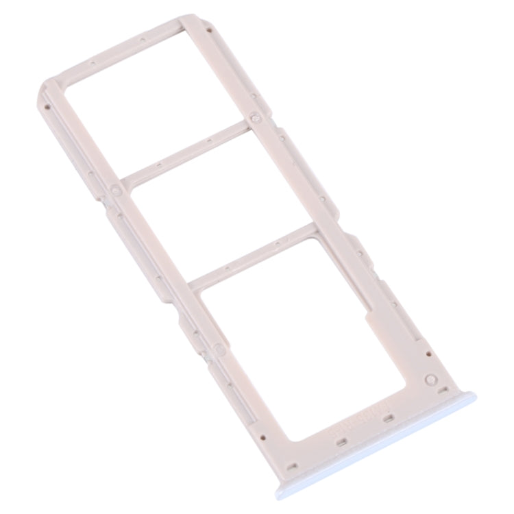 For OPPO A52 4G SIM Card Tray + SIM Card Tray + Micro SD Card Tray (White) - Card Tray by buy2fix | Online Shopping UK | buy2fix