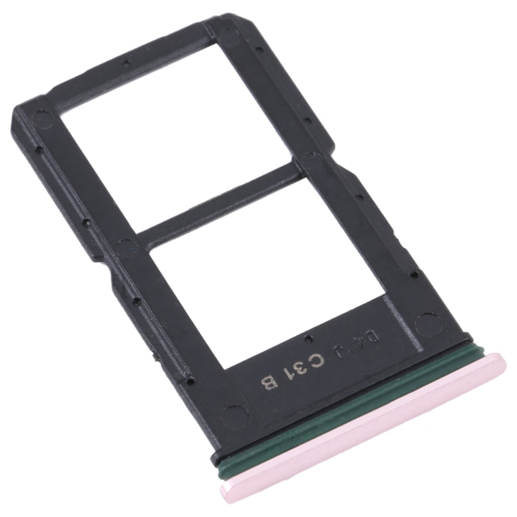 For OPPO Reno SIM Card Tray + SIM / Micro SD Card Tray (Gold) - Card Tray by buy2fix | Online Shopping UK | buy2fix