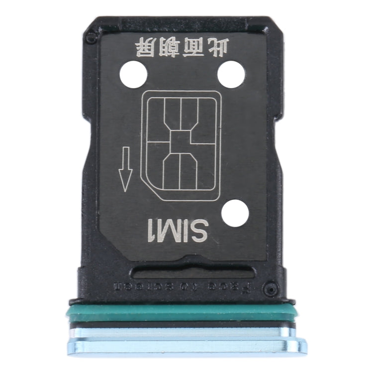 For OPPO Reno4 5G SIM Card Tray + SIM Card Tray (Blue) - Card Tray by buy2fix | Online Shopping UK | buy2fix