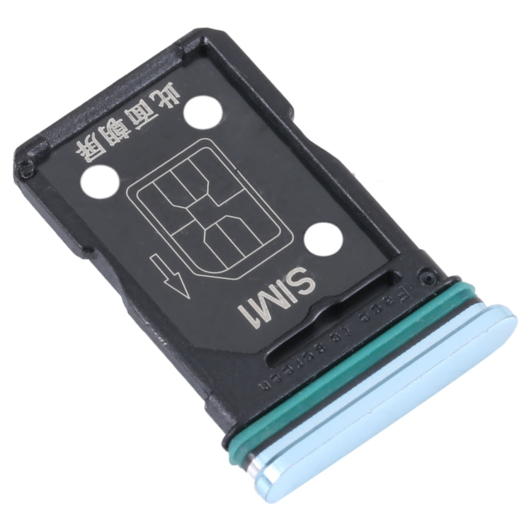 For OPPO Reno4 5G SIM Card Tray + SIM Card Tray (Blue) - Card Tray by buy2fix | Online Shopping UK | buy2fix