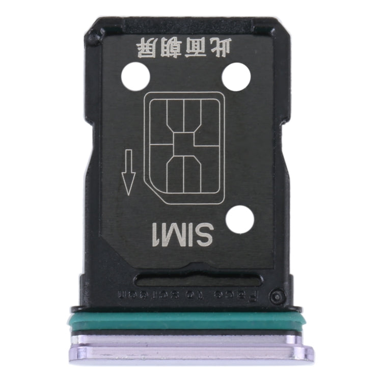 For OPPO Reno4 5G SIM Card Tray + SIM Card Tray (Purple) - Card Tray by buy2fix | Online Shopping UK | buy2fix
