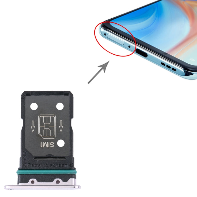 For OPPO Reno4 Pro 5G SIM Card Tray + SIM Card Tray (Gold) - Card Tray by buy2fix | Online Shopping UK | buy2fix