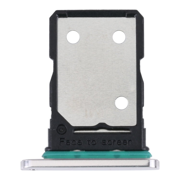 For OPPO Reno5 Pro 5G SIM Card Tray + SIM Card Tray (Silver) - Card Tray by buy2fix | Online Shopping UK | buy2fix