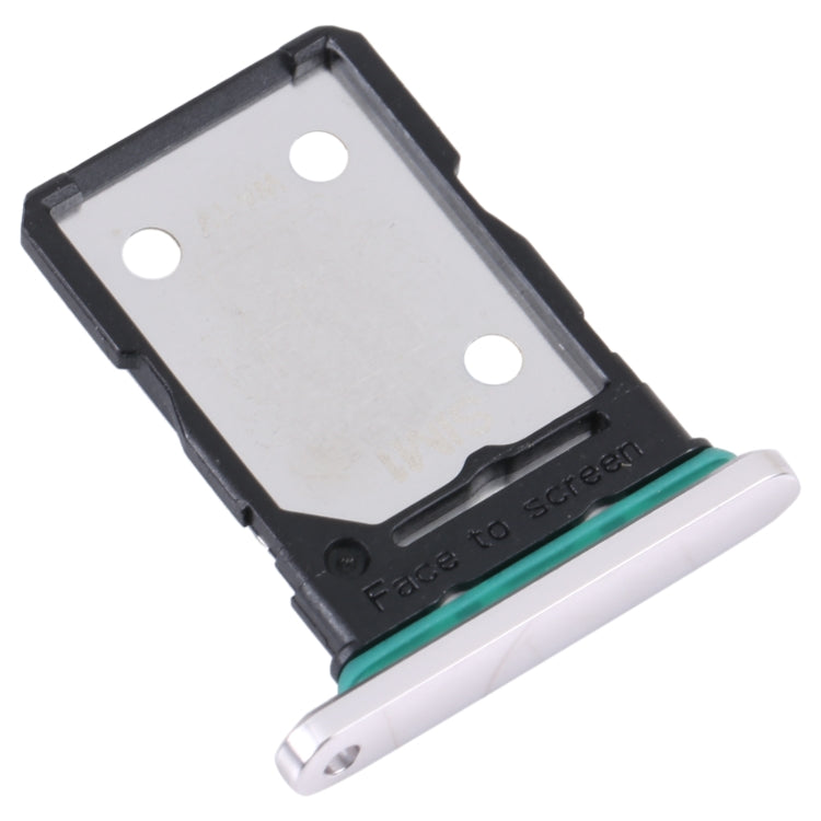 For OPPO Reno5 Pro 5G SIM Card Tray + SIM Card Tray (Silver) - Card Tray by buy2fix | Online Shopping UK | buy2fix