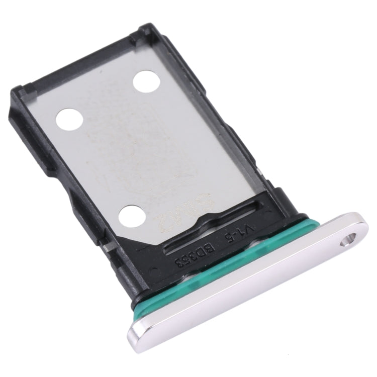 For OPPO Reno5 Pro 5G SIM Card Tray + SIM Card Tray (Silver) - Card Tray by buy2fix | Online Shopping UK | buy2fix