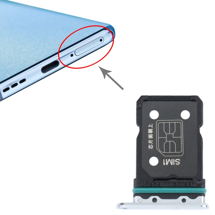 For OPPO Reno6 Pro+ 5G SIM Card Tray + SIM Card Tray (Gold) - Card Tray by buy2fix | Online Shopping UK | buy2fix