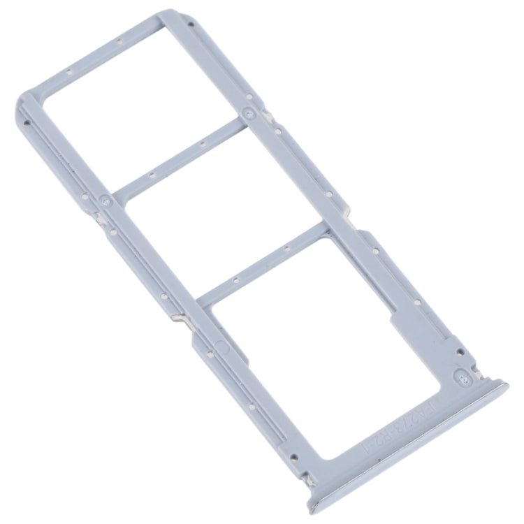 For OPPO K9S SIM Card Tray + SIM Card Tray + Micro SD Card Tray (Silver) - Card Tray by buy2fix | Online Shopping UK | buy2fix
