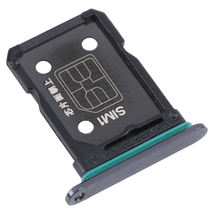 For OPPO Reno7 SE 5G SIM Card Tray + SIM Card Tray (Black) - Card Tray by buy2fix | Online Shopping UK | buy2fix