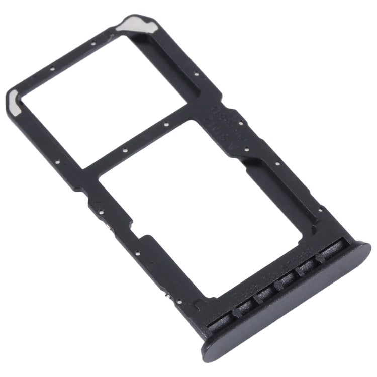 For OPPO A96 China SIM Card Tray + SIM / Micro SD Card Tray (Black) - Card Tray by buy2fix | Online Shopping UK | buy2fix
