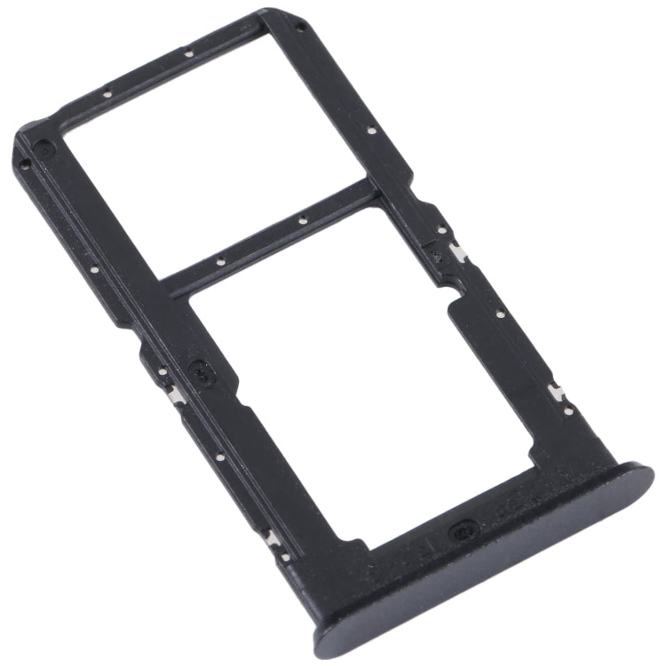 For OPPO A96 China SIM Card Tray + SIM / Micro SD Card Tray (Black) - Card Tray by buy2fix | Online Shopping UK | buy2fix