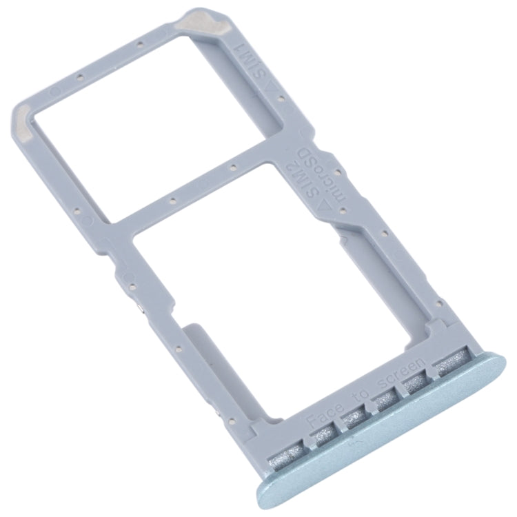 For OPPO A96 China SIM Card Tray + SIM / Micro SD Card Tray (Green) - Card Tray by buy2fix | Online Shopping UK | buy2fix