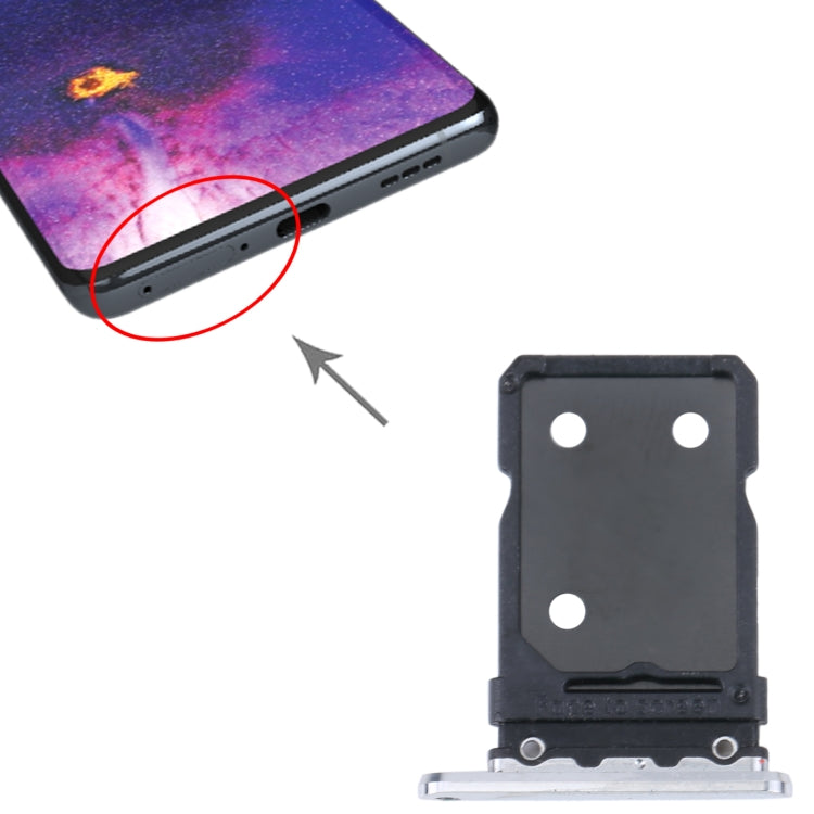 For OPPO Find X5 Pro / Find X5 SIM Card Tray + SIM Card Tray (Gold) - Card Tray by buy2fix | Online Shopping UK | buy2fix