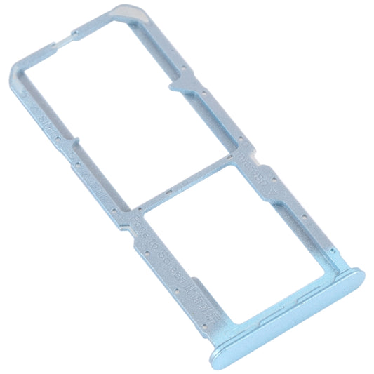 For OPPO Reno7 Z 5G / Reno7 Lite / Reno8 Lite / F21 Pro 5G SIM Card Tray + SIM Card Tray + Micro SD Card Tray (Blue) - Card Tray by buy2fix | Online Shopping UK | buy2fix