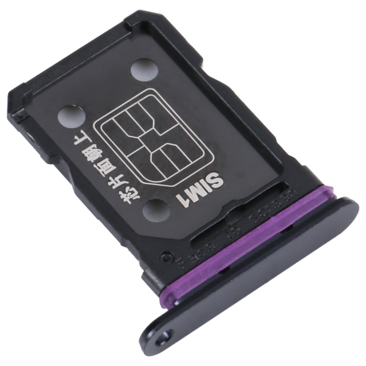 For OPPO Reno8 Pro+ / Reno8 Pro 5G / Reno8 Pro China SIM Card Tray + SIM Card Tray (Black) - Card Tray by buy2fix | Online Shopping UK | buy2fix