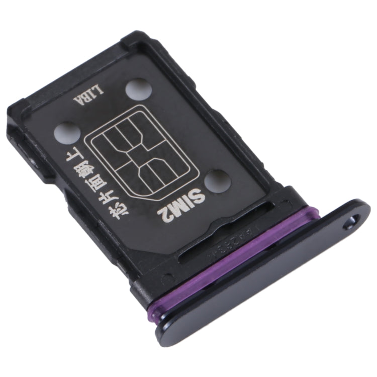 For OPPO Reno8 Pro+ / Reno8 Pro 5G / Reno8 Pro China SIM Card Tray + SIM Card Tray (Black) - Card Tray by buy2fix | Online Shopping UK | buy2fix