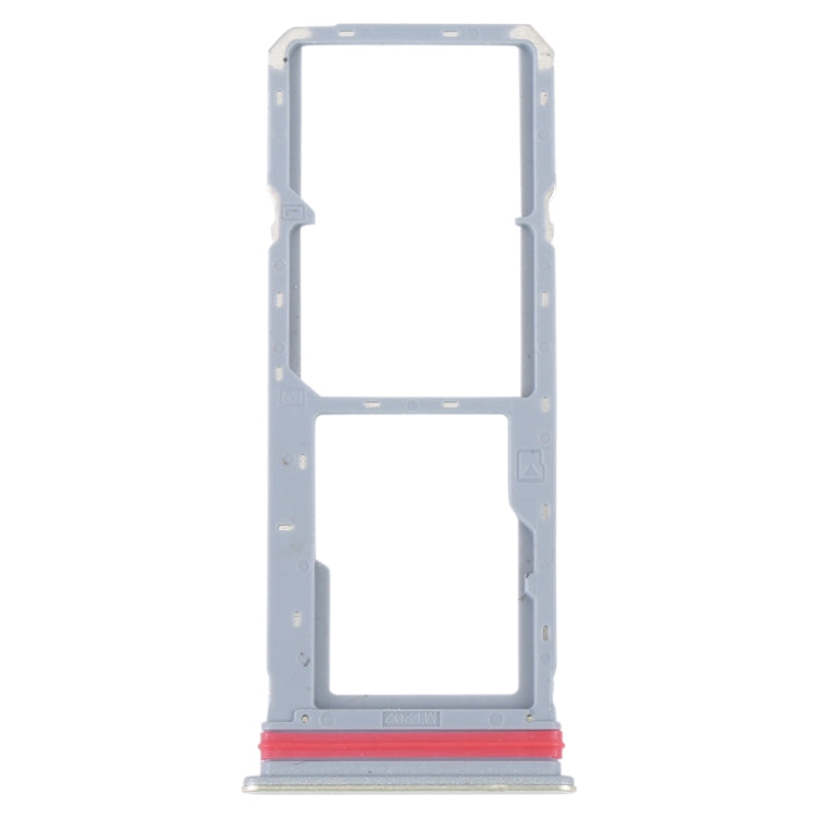 For vivo Y35 4G SIM Card Tray + SIM Card Tray + Micro SD Card Tray (Gold) - Card Tray by buy2fix | Online Shopping UK | buy2fix
