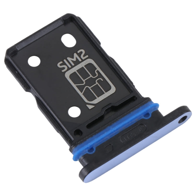 For vivo S15e SIM Card Tray + SIM Card Tray (Blue) - Card Tray by buy2fix | Online Shopping UK | buy2fix