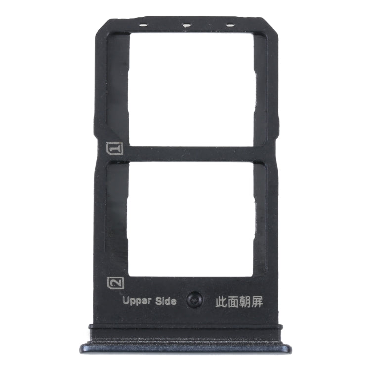 For vivo Y55S 5G SIM Card Tray + SIM Card Tray (Black) - Card Tray by buy2fix | Online Shopping UK | buy2fix