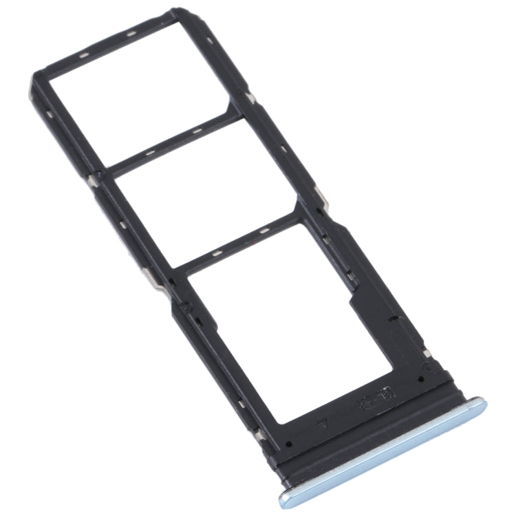 For vivo Y21 2021 / Y21S / Y21T / Y21T India SIM Card Tray + SIM Card Tray + Micro SD Card Tray (White) - Card Tray by buy2fix | Online Shopping UK | buy2fix