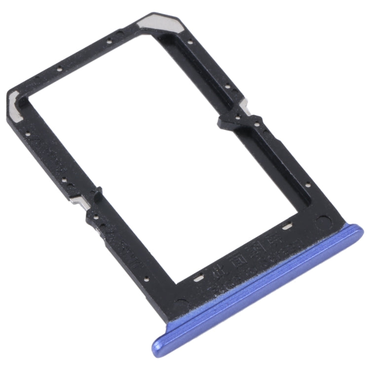 For Realme 9 Pro+ SIM Card Tray + SIM Card Tray (Blue) - Card Tray by buy2fix | Online Shopping UK | buy2fix