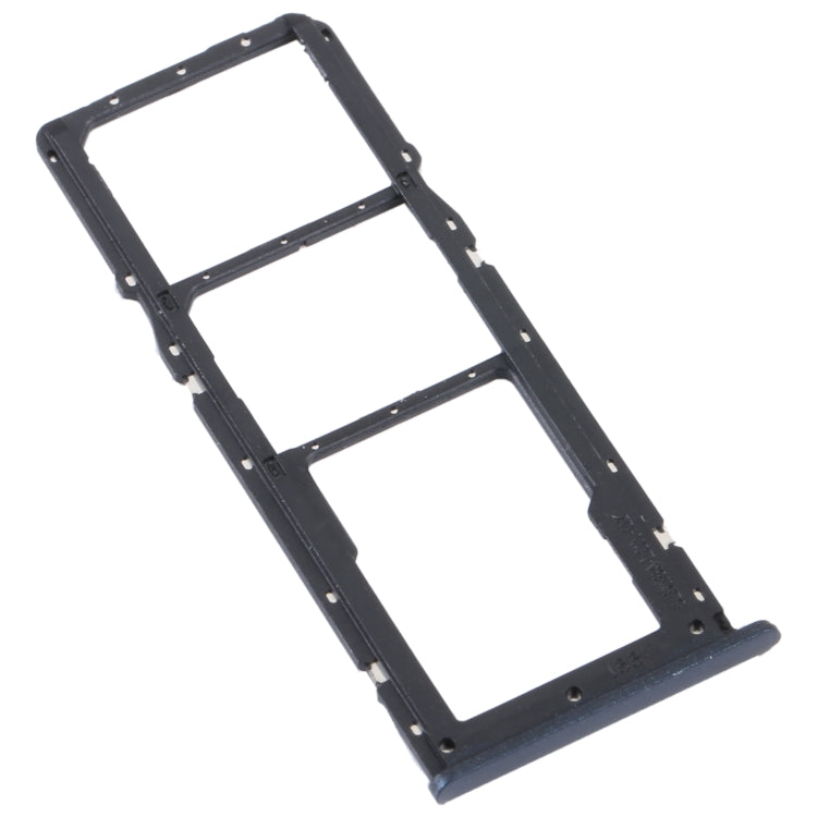 For Realme C31 SIM Card Tray + SIM Card Tray + Micro SD Card Tray (Black) - Card Tray by buy2fix | Online Shopping UK | buy2fix